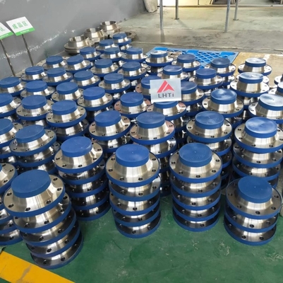 قیمت مناسب ASTM B381 Titanium Gr F2 فلنج گردن جوشکاری تیتانیوم Gr2 فلنج صورت برجسته BLRF آنلاین