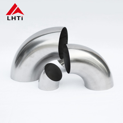 قیمت مناسب زانویی تیتانیوم بدون درز شعاع کوتاه 90 درجه خمیدگی Sch40 1.5D آنلاین