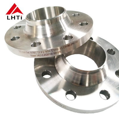 قیمت مناسب اتصال لوله ANSI B16.5 Ti-Pd آلیاژی WN DN50 فلنج گردن جوشکاری تیتانیوم آنلاین