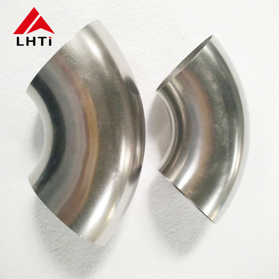 قیمت مناسب سطح ترشی تیتانیوم خالص آرنج 45 درجه / 90 درجه لوله تیتانیوم آرنج آنلاین