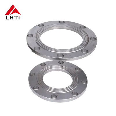 قیمت مناسب EN1092-01 Gr1 Gr2 Gr5 فلنج صفحه تیتانیوم فلنج مسطح PN 10 برای لوله های صنعتی در محیط های خوردگی آنلاین