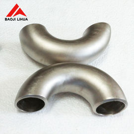 قیمت مناسب زانویی صنعتی تیتانیوم زانویی با شعاع بلند 45 90 درجه Gr1 Gr2 ضد زنگ آنلاین