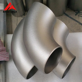 قیمت مناسب اتصالات لوله تیتانیوم ASTM B363 Gr1 Gr2 زانویی تیتانیوم ضخامت 3.0-18mm آنلاین