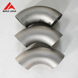 قیمت مناسب زانویی تیتانیوم 90 درجه، زانویی جوش لب به لب آهنگری شیمیایی SCH40 Gr1 Gr2 آنلاین