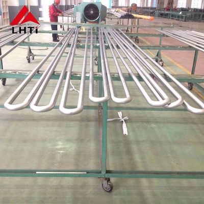 قیمت مناسب Pickling Titanium Gr2 Seamless U Tube ASME SB338 برای مبدل حرارتی آنلاین