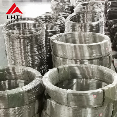 قیمت مناسب سیم پیچ تیتانیوم GR1 GR2 GR5 0.1mm 0.5mm 0.8mm با خلوص بالا ASTM B863 آنلاین