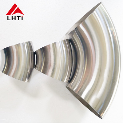 قیمت مناسب درجه 5 تیتانیوم آرنج 90 LR Sch 40 ASME B16.5 ASTM B363 آنلاین
