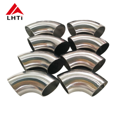 قیمت مناسب ASTM B363 آرنج تیتانیومی بدون درز 90 درجه خم شده Sch40 1.5D آنلاین