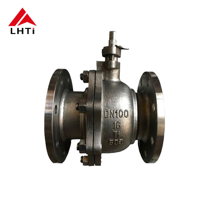 قیمت مناسب American Standard 2 Way Light Weight Titanium Alloy Ball Valve Gr2 DN 50 کلاس 150-600 برای استفاده های صنعتی آنلاین