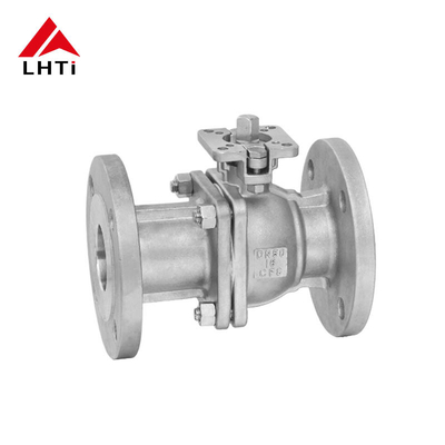 قیمت مناسب دریچه توپ دو طرفه ASME DN 15 Gr2 تیتانیوم دریچه توپ صنعتی آنلاین