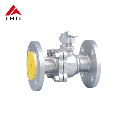 قیمت مناسب 6 اینچ بال والف ASME استاندارد فلنج بال والف تیتانیوم بال والف Ti TA2 DN 15-DN200 آنلاین
