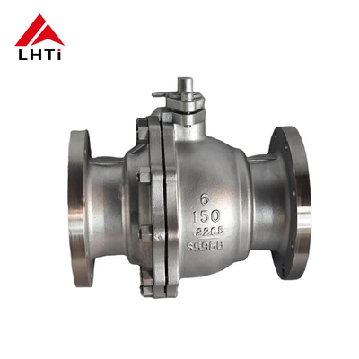 قیمت مناسب ANSI B16.34 تیتانیوم Gr2 Gr5 PN16 فلنج شیر کوله برای صنایع شیمیایی و برق DN10-DN200 آنلاین