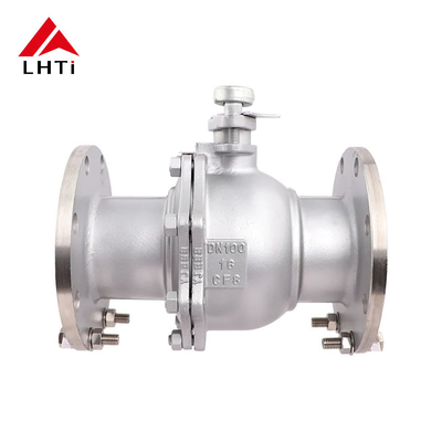 قیمت مناسب ANSI B16.34 تیتانیوم Gr2/Gr7 PN16 فلنج بال والف برای صنایع شیمیایی و برق (DN10-DN200) آنلاین