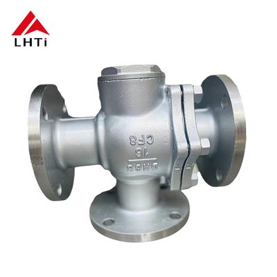 قیمت مناسب دریچه توپ سه طرفه تیتانیوم ASME16.34 Ti Gr1 Gr2 6 Inch Ball Valve آنلاین