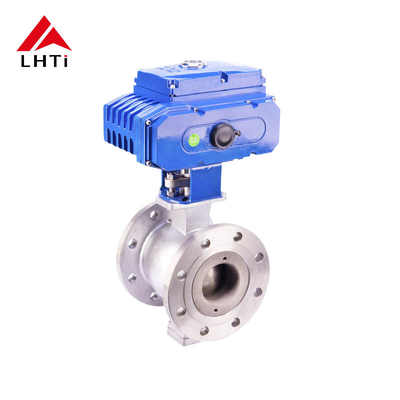 قیمت مناسب Ti الکتریکی V-Port Valves Ball Titanium Gr5 Gr7 6 Inch Ball Valve کلاس 150 DN 15 تا 250 آنلاین