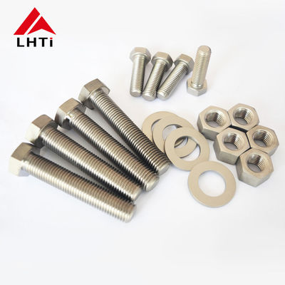 قیمت مناسب آبکاری پیچ و مهره شش گوش تیتانیوم DIN933 DIN931 Gr2 آنلاین