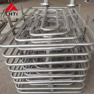قیمت مناسب کندانسور ASME B338 درجه 2 سیم پیچ تیتانیوم خمش آنلاین