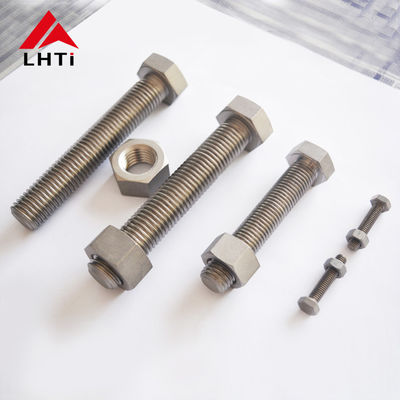 قیمت مناسب مقاومت در برابر خوردگی بولت های تیتانیوم رشته دار مغز CNC / جعل شده 8mm Hex Flange Socket Heads آنلاین
