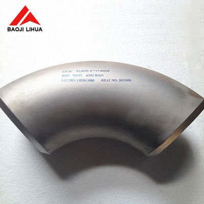 قیمت مناسب پردازش فشاری ASME B363 Gr12 90 درجه تیتانیوم OD 1/8 اینچی آنلاین