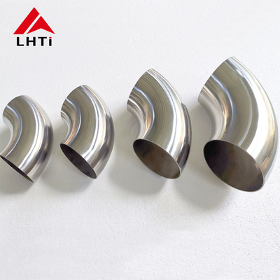 قیمت مناسب تیتانیوم خم / آرنج قیمت Gr2/TA1 خروجی تیتانیوم خم 45 درجه 90 درجه 180 درجه تیتانیوم آرنج آنلاین