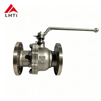 قیمت مناسب شیر توپی آلیاژ تیتانیوم TA2 Q41F کلاس مقاوم در برابر خوردگی 150-2500 با طراحی ایمن در برابر آتش برای خطوط لوله شیمیایی آنلاین