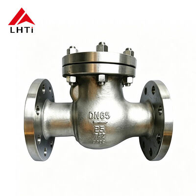 قیمت مناسب دریچه چک سوئینگ تیتانیوم TA2 DN65 PN25 مقاوم در برابر خوردگی آنلاین