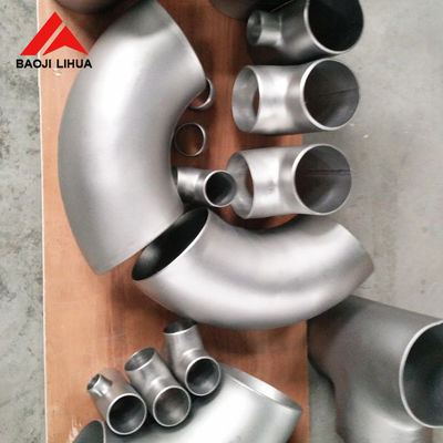 قیمت مناسب زانویی تیتانیومی ASTM B16.9 گرید 2، 7، 12، 45، 90، 180 درجه آنلاین